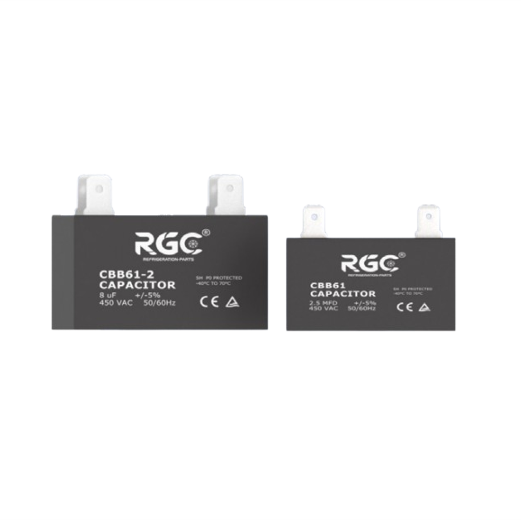 Partes eléctricas / Capacitores de marcha - SERIE CBB61-2 - 450v