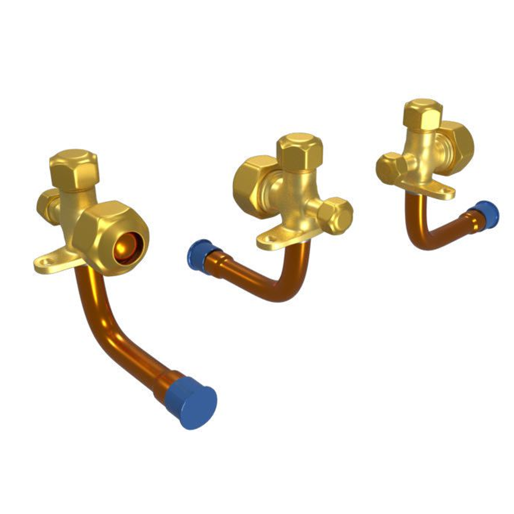 A/a spare parts / A/c condensing unit straight valves for r410a